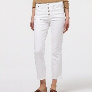 J. Crew 10" Vintage Slim-Straight Jean in White